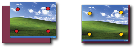 Comparison of non-aligned and aligned sensors Comparison of non-aligned and aligned sensors